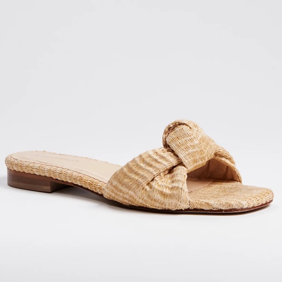 Tuckernuck Shoes - TUCKERNUCK SHOES Raffia Brit Sandals Size 10.5